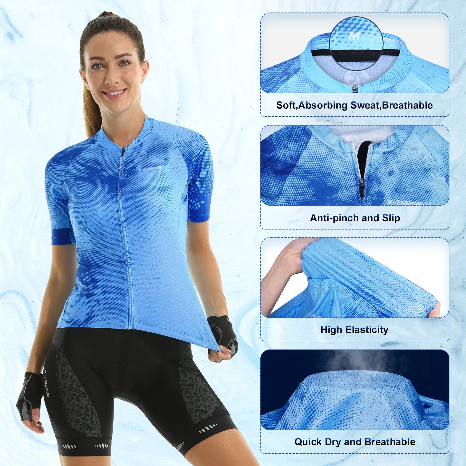 Women Cycling Clothing Lycra | X Tiger Women Cycling Jersey