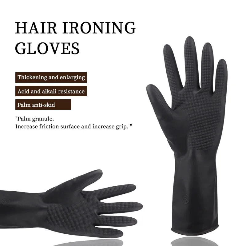 

Reusable Anti-skid Thickening Rubber Hair Dying Glove Professional Salon Hairdressing Styling Tool For Perm Curling