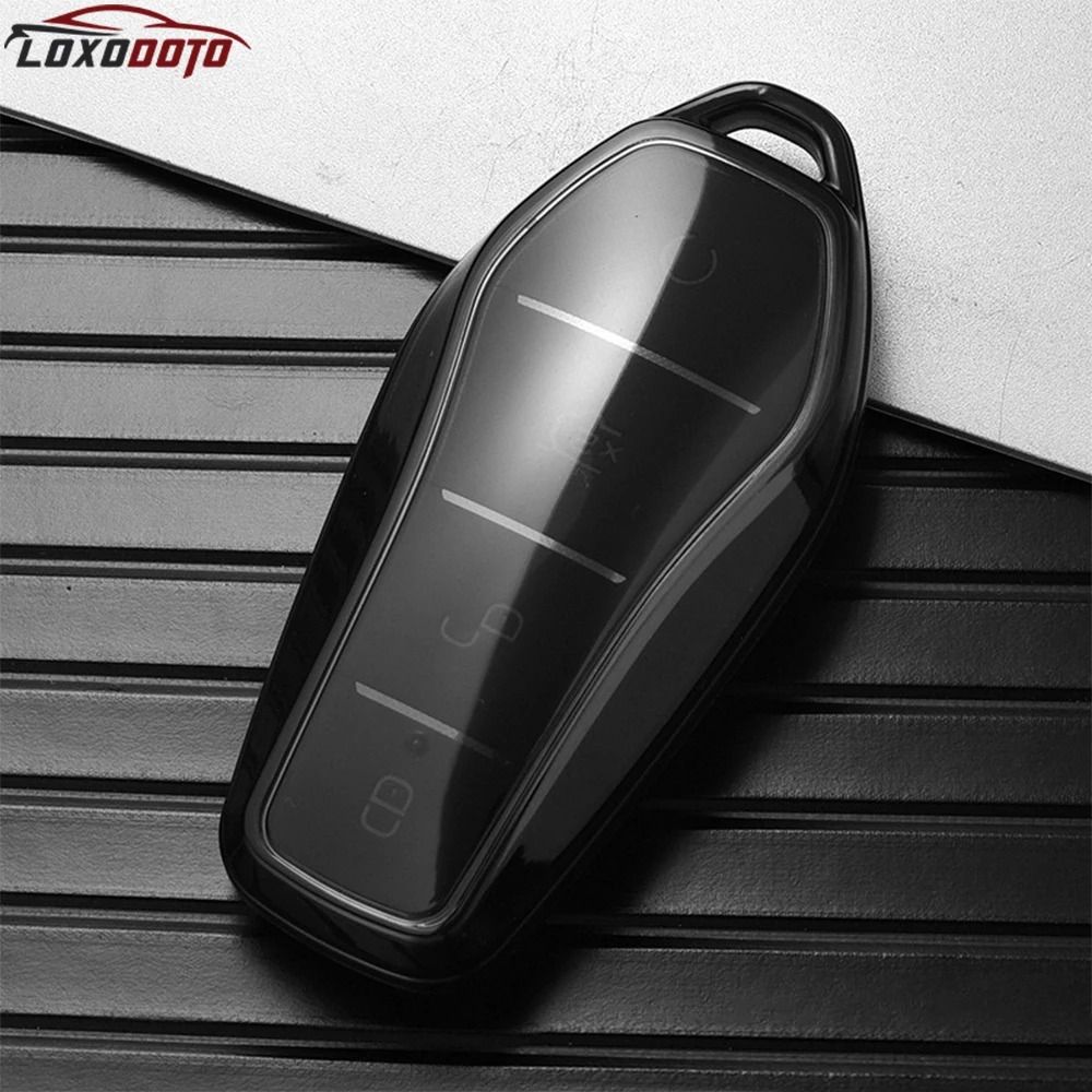 TPU Car Remote Key Case Cover Holder Cap For BYD Dolphin Seal Sedan Song Plus Qin Tang Atto 3 E2 key case cover key case remote control case cover