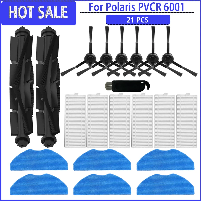 Main Side Brush Filter HEPA Mop For Polaris PVCR 6001 IQ Home Aqua/Beko VRR80214VB VRR94314VB Robot Vacuum Cleaner Accessories