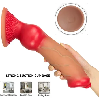 Huge Dog Dildo Xl Gode Sexy Toys For Men 18+Silicone Animal Penis Anal Dildos For Women Masturbators Big Dick Dilldo Gay Sexshop 6