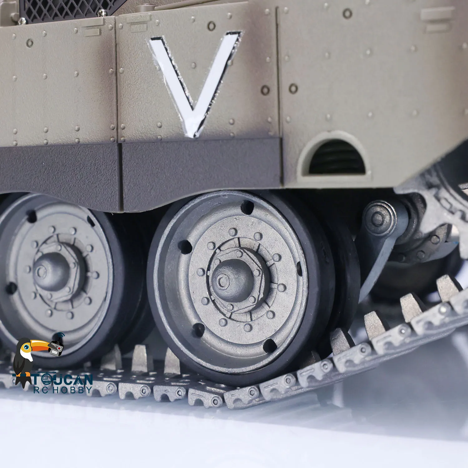헝롱 1/16 풀 메탈 섀시 RC 메르카바 전차 IDF MK IV TK 7.1 적외선 레이저 조준등 휠 모델 장난감 TH22667