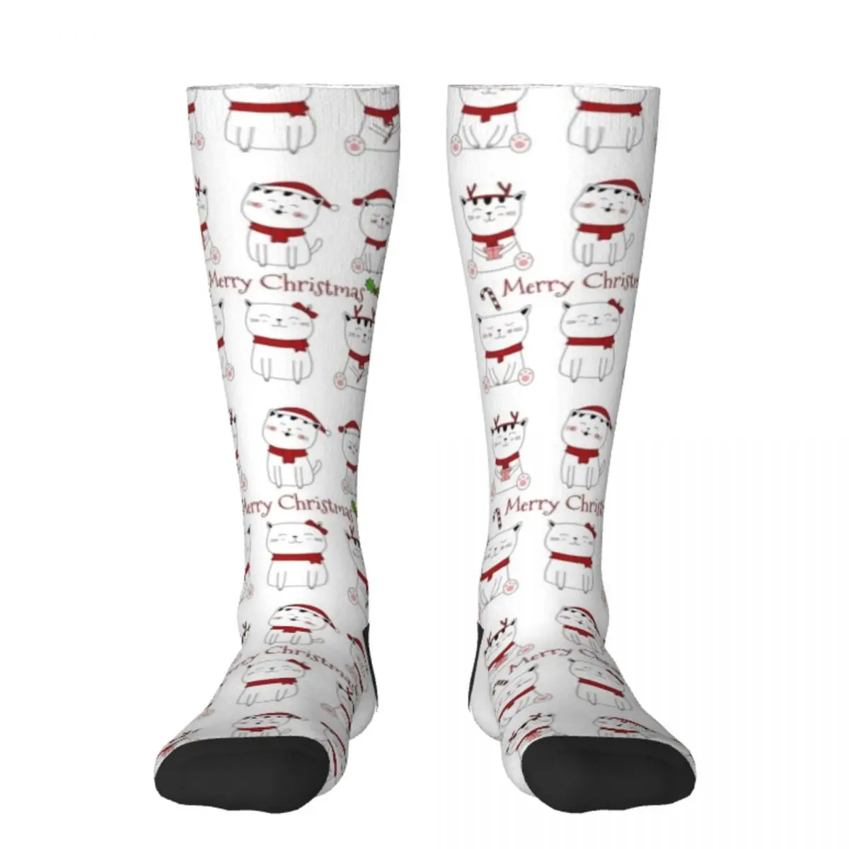 

Смешные рождественские носки с кошками-смешные рождественские носки с кошками баскетбольные Модные Цветочные носки для мужчин и женщин