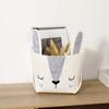 Cute Cartoon Animal DIY Storage Box Felt Fabric Foldable Storage Basket For Nursery Toys Organizers 4