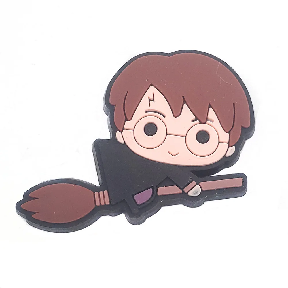 Harry Potter Cartoon Kids Shoes Accessories PVC Garden Shoe Buckle  Decorations Fit Crocs Charms Birthday Gifts - AliExpress