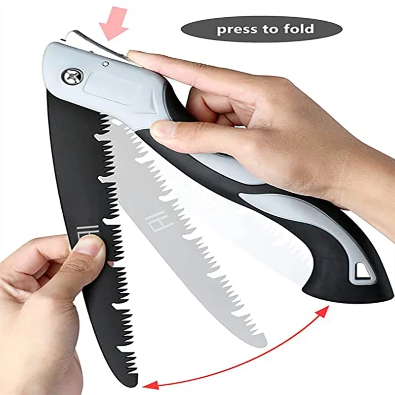 Multi Purpose Saw 1pcs 30cm Folding Hand Saw Pruning Saw Professional Tree Pruning Camping Gardening Hunting Cutting Wood PVC