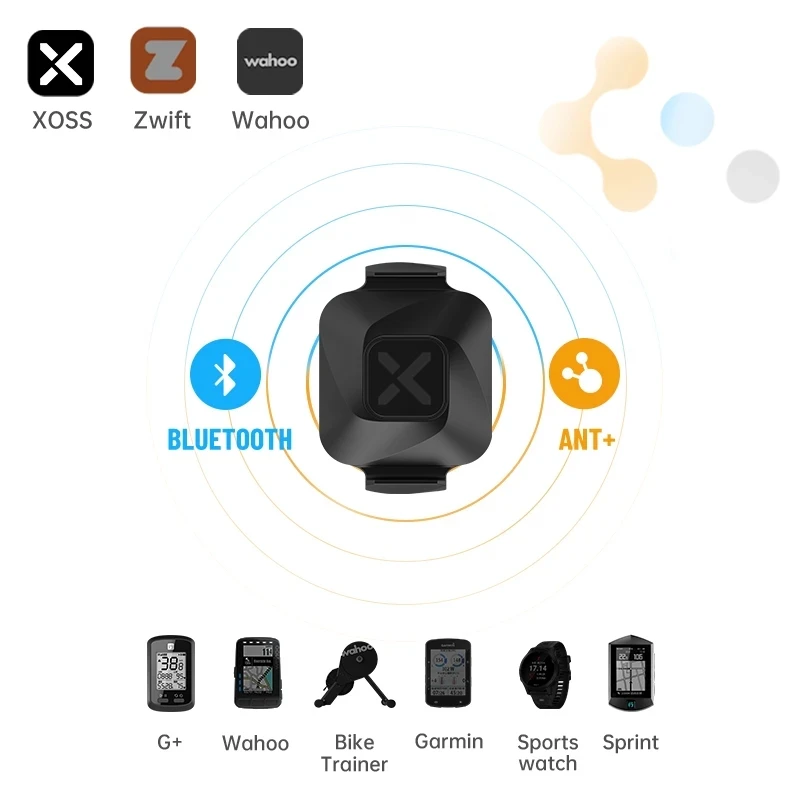 XOSS Speed Cadence Sensor Cycling Computer Speedometer ANT+