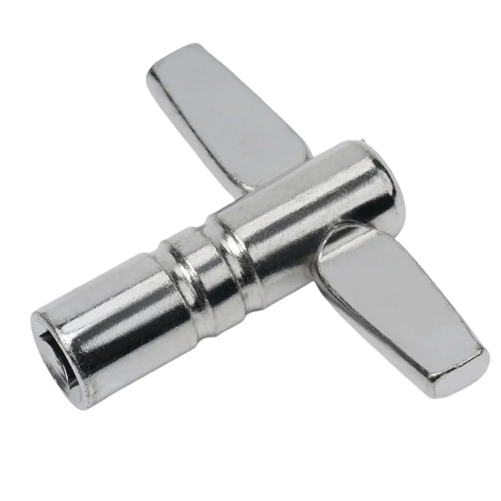 Drum Tuning Key Adjustment Wrench Diameter 5.5mm Silver Percussion Instrument Drum Tuning Key Square Tool Accessories