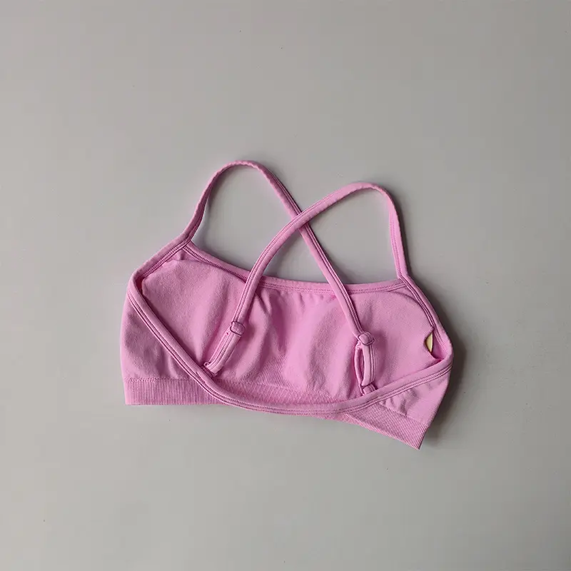 Gathering Shock-proof and Beautiful Back Seamless Sports Bras Gym Women Top Crop Tube Yoga Tops Fitness Scrunch Bum Workout Suit - Image 2