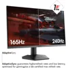 Gaming Monitor, 27 inch WQHD 2560 x 1440 PC Computer Monitor, Up to 240Hz Refresh, 1ms, Adaptive Sync, HDR10, DCI-P3 2