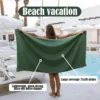 Multifunctional Outdoor Magnetic Bath Towel Coral Fleece Portable Magnet Towels Quick-Drying Beach Towel Bathroom Accessories 1