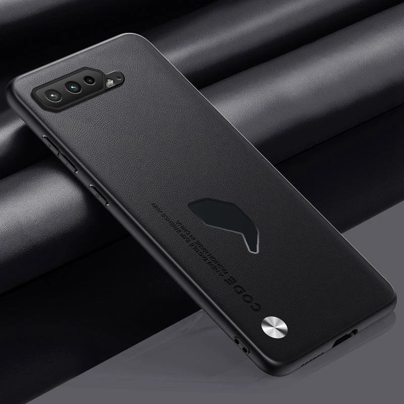 Luxury PU Leather Shockproof Phone Case - Premium Back Cover with Silicone Protection