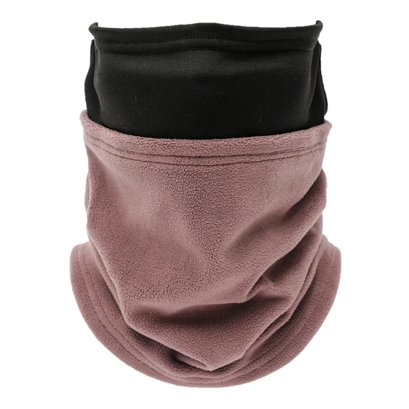 

Thick Face Cover Neck Tube Scarf Winter Ear Warmer Scarf Fleece Neck Warmer M6CD
