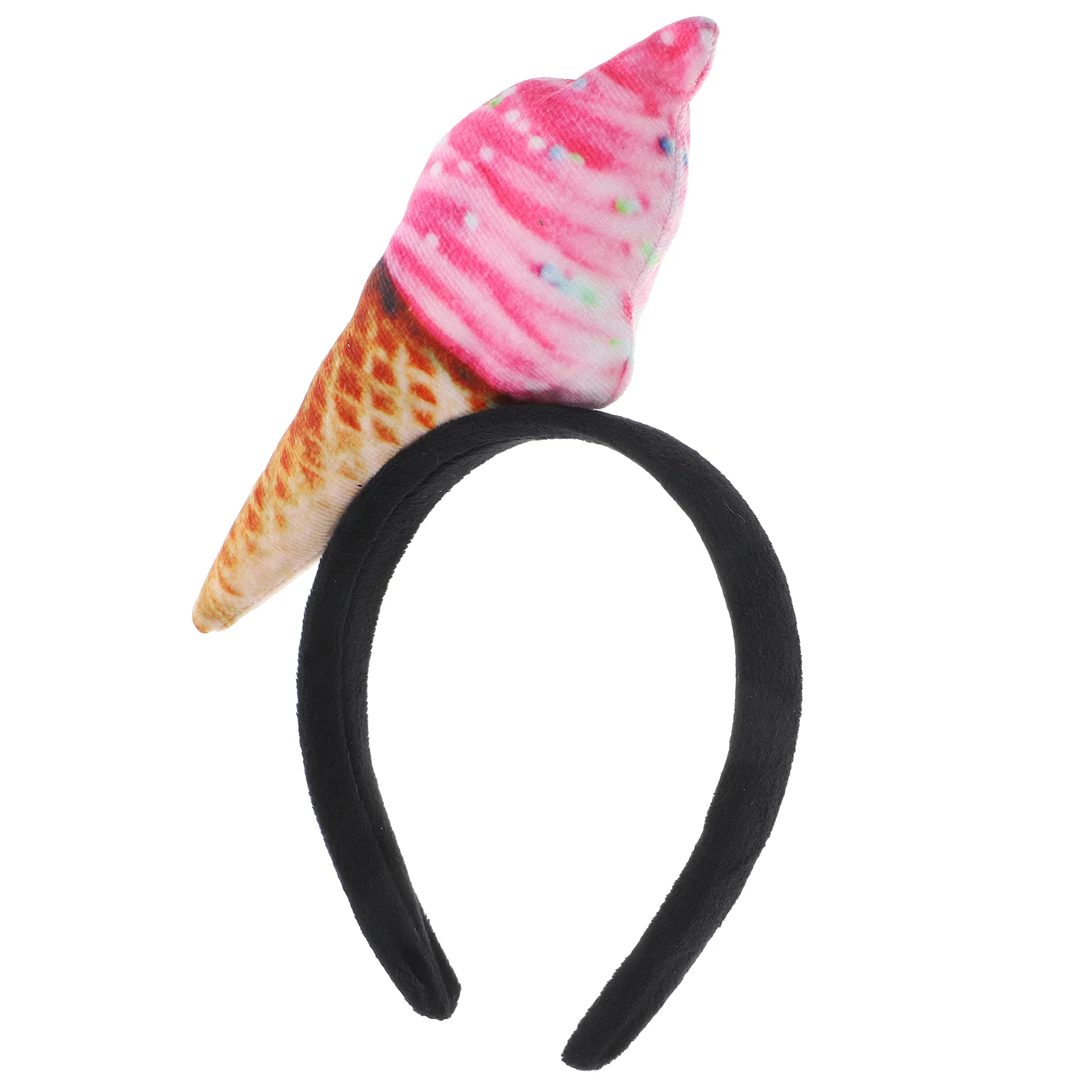 

Women Headband Ice Cream Headdress Funny Headband Party Hair Band Makeup Spa Headband Headwear Ice Cream Hair Hoop