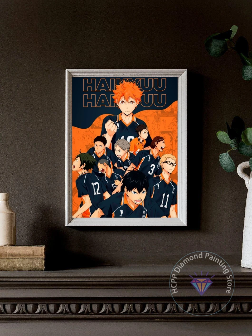 Haikyu!! Sports Anime Diamond Painting Kit Diamond Embroidery Cross Stitch Handmade Gift Crafts Home Decor Gift