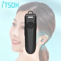Business type Wireless Earhook Mini Walkie Talkie Intercome Bluetooth PMR FRS Bluetooth-compatible Headset Two Way Radio 2