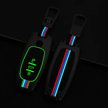 Portachiavi a distanza per auto in lega di zinco portachiavi a conchiglia per VW Tiguan Touran Caddy Beetle Jetta Eos Golf Polo Hella accessori - Portachiavi a distanza per auto in lega di zinco portachiavi a conchiglia per VW Tiguan