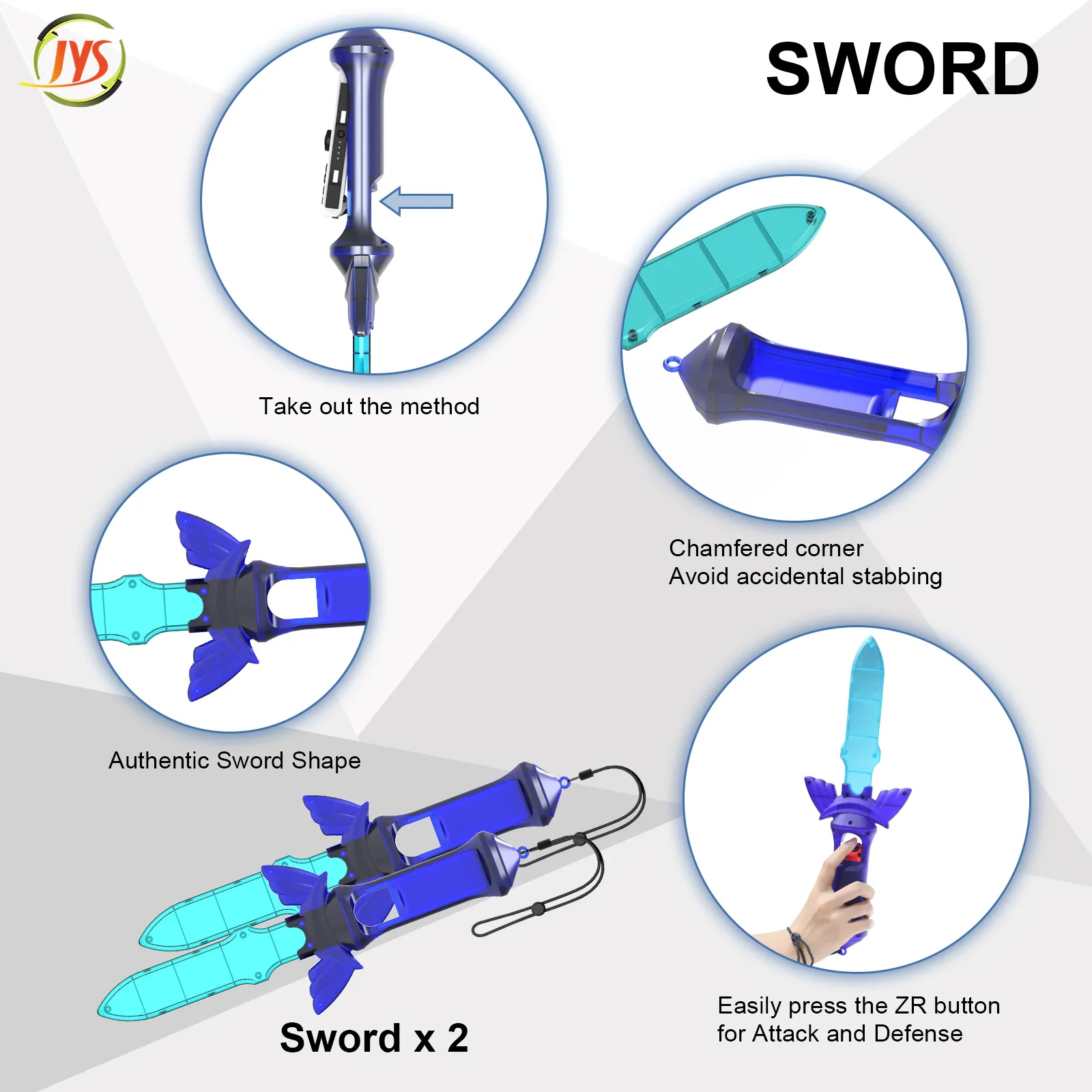 JYS-NS241 12 In 1 Switch Game Accessories Set NS Controller Somatosensory Sports Suit Handle Grip Joystick Kit For OLED JoyCon