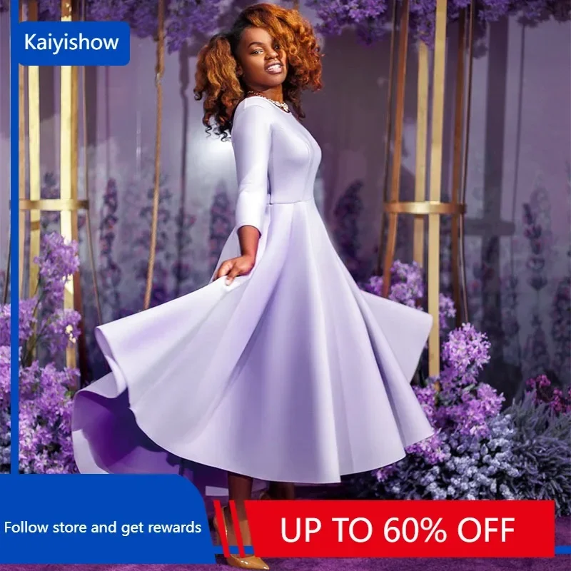 

Women Pleated Long Dress 2023 Spring Summer O Neck Half Sleeve With Pocket Large Hem Dresses Fashion Solid Color A-line Dress
