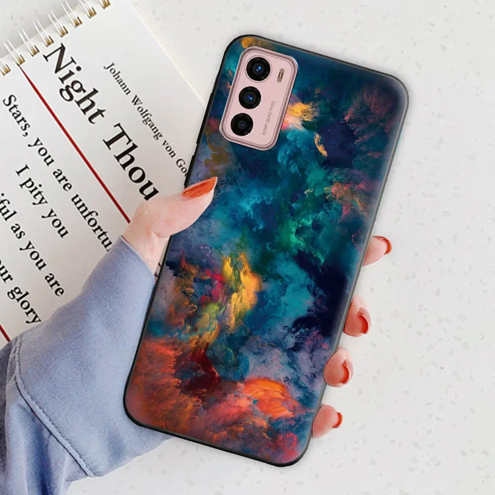 Vibrant Animal Design Silicone Case - Soft Bumper Protection for Motorola Moto Smartphones
