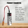 20PCS 100% Original 3.6V 2700mAh ER17500V ER17/50 CS1W-BAT01 PLC Lithium Battery With Brown Plugs Connectors 5