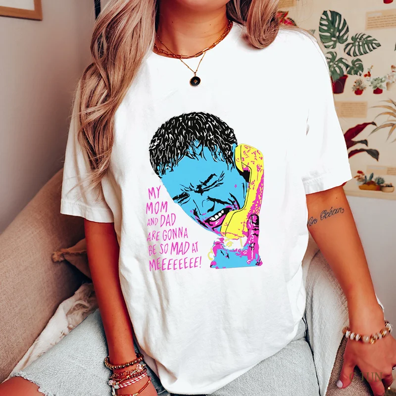 

My Mom and Dad Are Gonna Be So Mad Funny Meme T-shirt Men Women Clothes 2023 Streetwear Summer Short Sleeve Tops 90s Hip Hop Tee