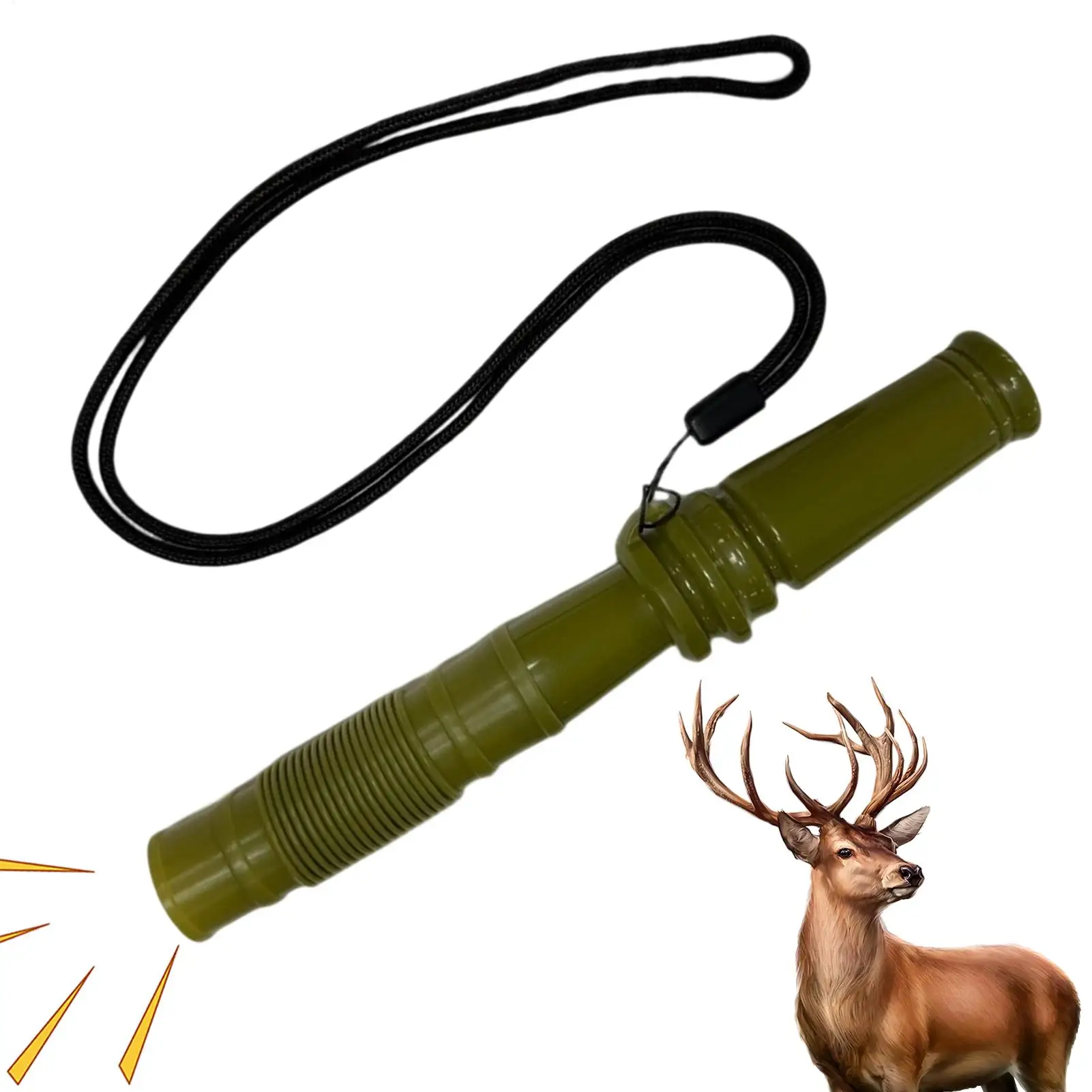 Sifflet cerf portable pour chasse - leurre petit animal équipement extérieur plage sport