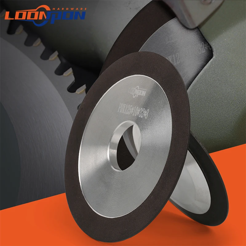 75mm/100mm/125mm Diamond Black Sand Grinding Wheel Circle for Tungsten Steel Milling Cutter Tool Sharpener Grinder