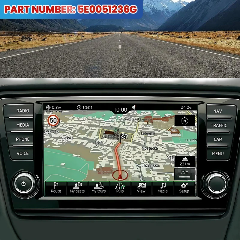 / UK and Europe Navigation SD Card New Maps For Skoda SD Card GEN1 MIB1 GPS Minerva Amundsen