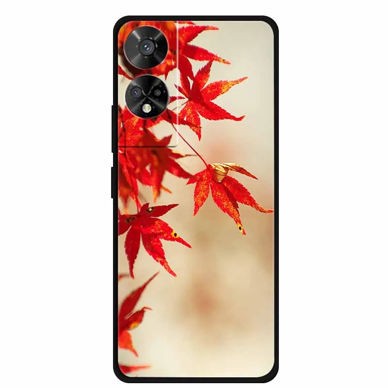 Original Soft Silicone TPU Phone Case Back Cover - Fashion Planet Design, Black Bumper