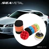 SEAMETAL 3/4/5 Inch Car Polishing Sponge Pads Kit Foam Pad Buffer Kit Polishing Wax Pads for Car Motorcycle Removes Scratches 6