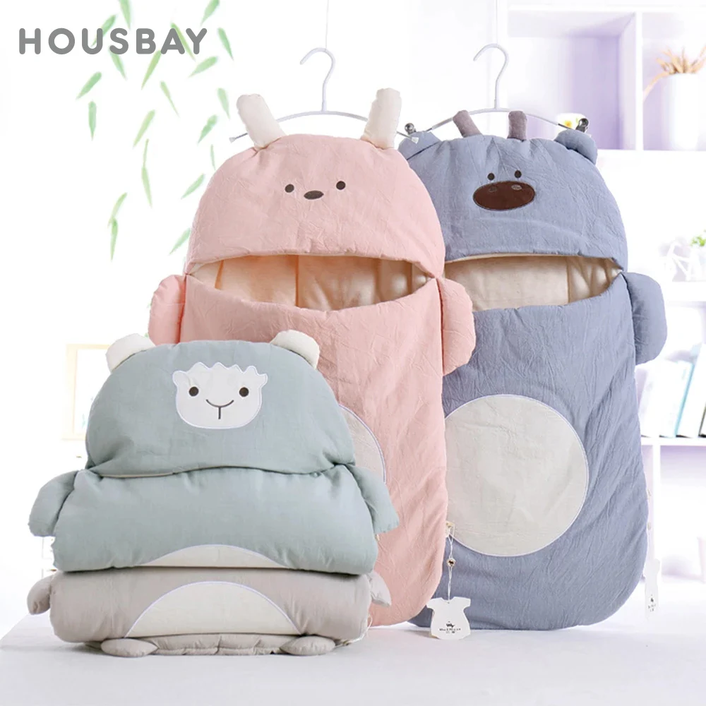 Baby Sleeping Bag Cartoon Cotton Baby Sleeping Bag Cocoon Sleeping