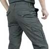 Military Tactical Pants Cargo Men Waterproof Trousers Casual Pants Wear-resistant Multi-pocket Outdoor Hiking Work Trousers Male 1