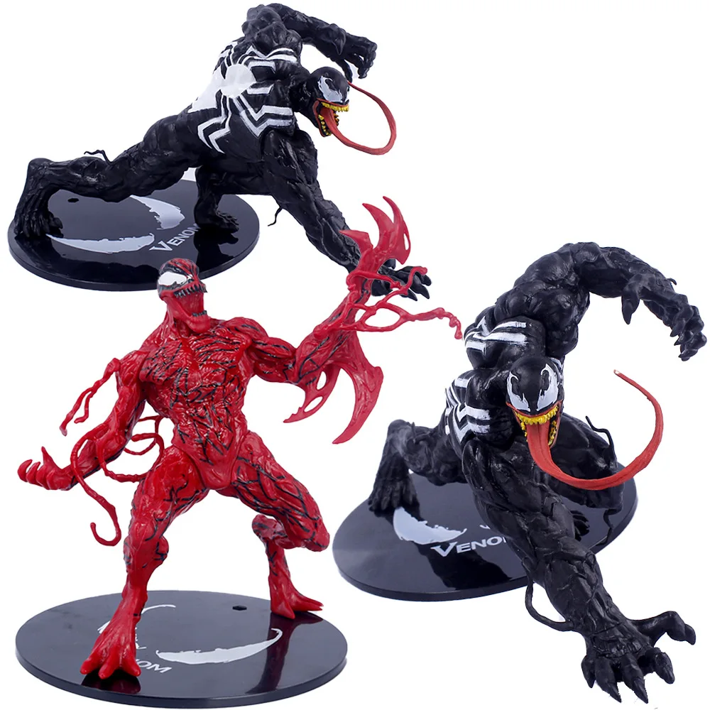 

Marvel Superhero Big Venom Action Figure Toy Boy Movie Peripheral Car Tabletop Doll Model PVC Hand Decoration Children Toy Gift