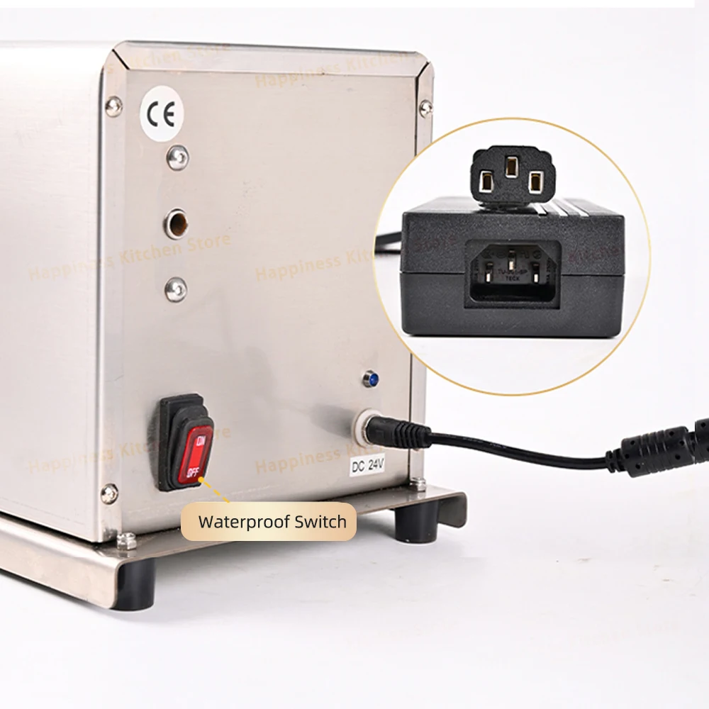 Electric Potato Cutter, Potato Curly Fries Cutting Machine, Automatic Vegetable Processor With 3 Blades