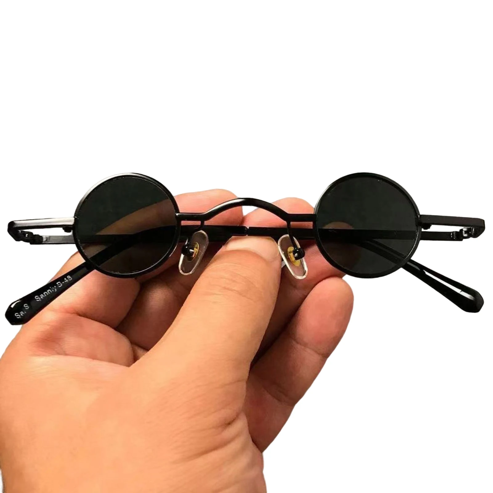 

Metal Frame Small Round Polarized Sunglasses Round Frame Popular Color Sunglasses for Sports Travel Fishing Cycling