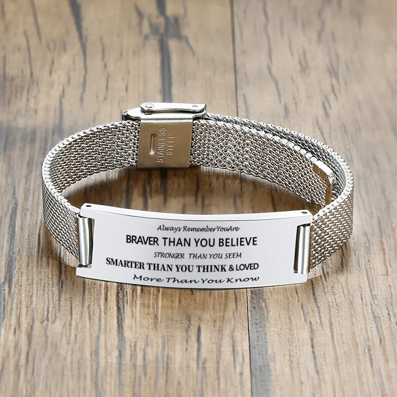 VNOX Bracciali Di Allerta Medica Per Uomo Donna Braccialetti Personalizzati Sport Medico ID, 7.09 Inches, Acciaio Inossidabile, Senza Pietre Preziose
