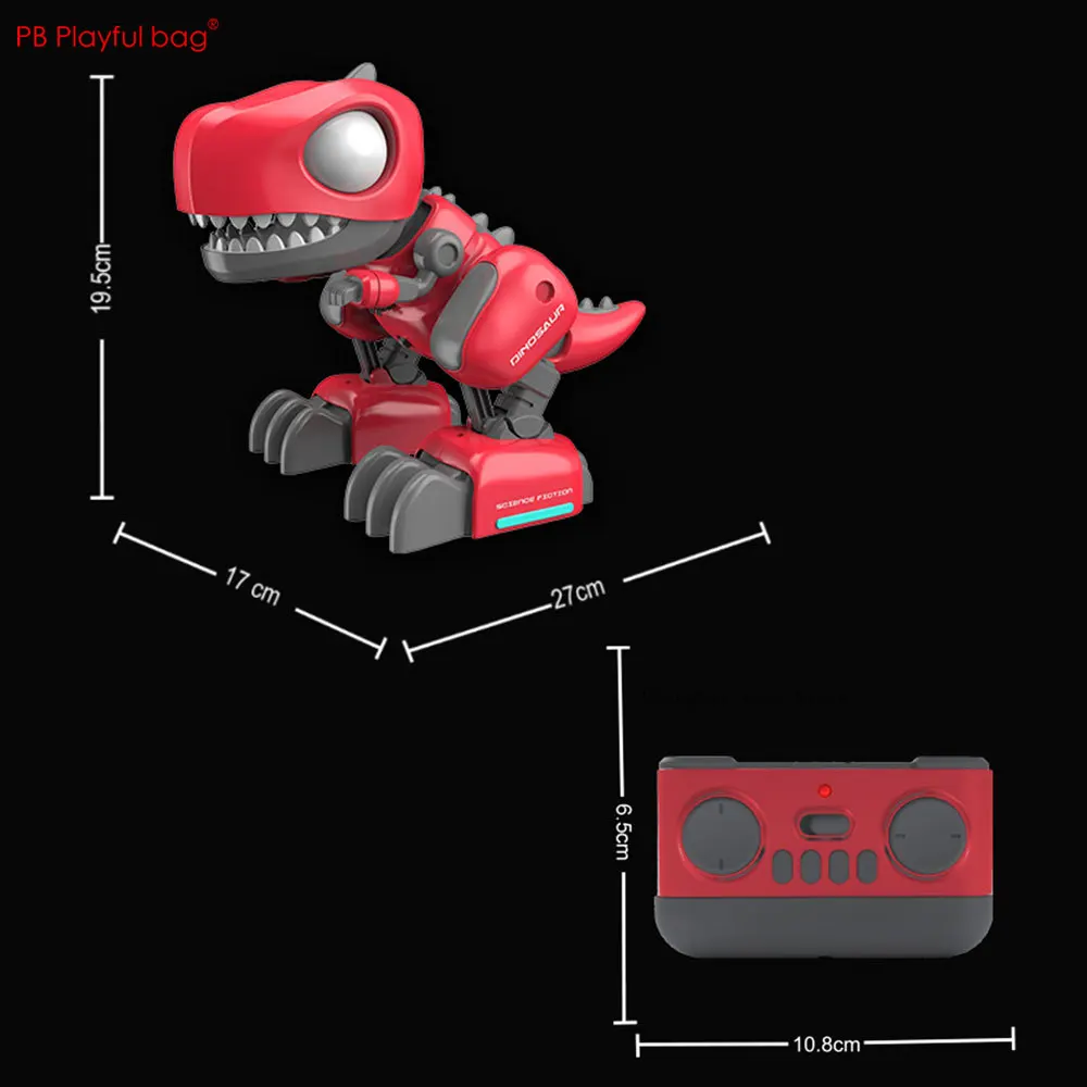 Cartoon DIY Assembling Dinosaur Tyrannosaurus Rex RC Animal Car 2024 Electric Toy Gift for Kids AC213 6