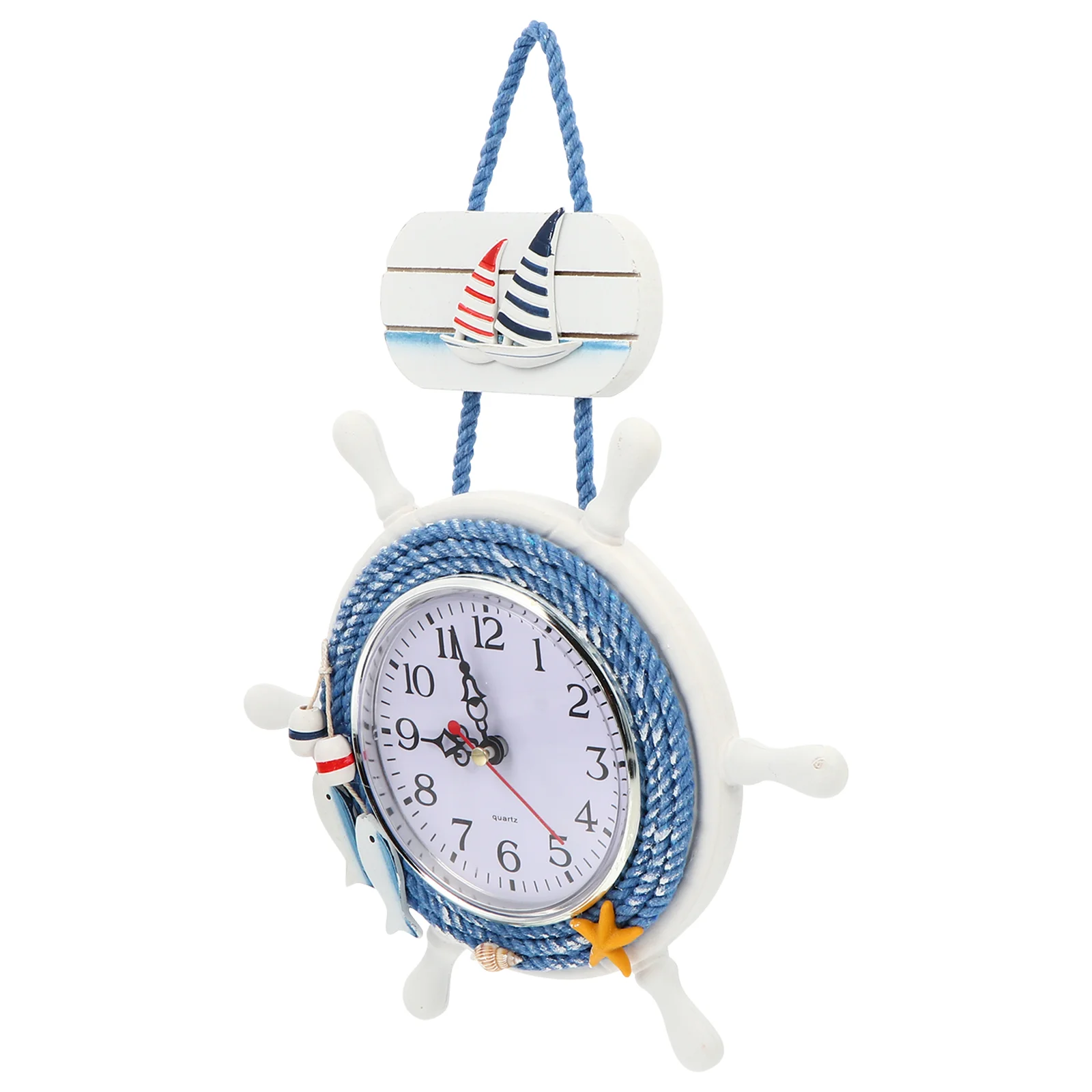 Orologio Da Parete Con Timone Decorazione Vintage Retro Mariposas Decorativas Para Pared Orologi Il Mediterraneo