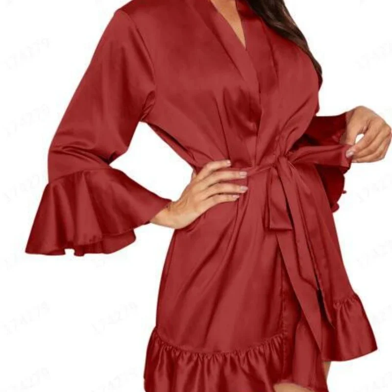 Nightgowns Women's Clothing Homewear Spring Thin New Sexy Comfortable Casual Breathable Simple Stylish Versatile Fit Large Size