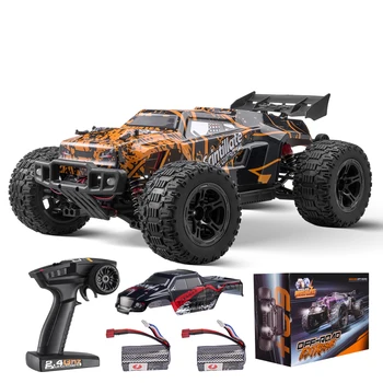 SucceBuy 50 km/h 1:10 RC Car High Speed All Terrain 4WD Off-Road Truck with 45° Wheelie Hobby RC Racing Car Toys Gift for Kids 1