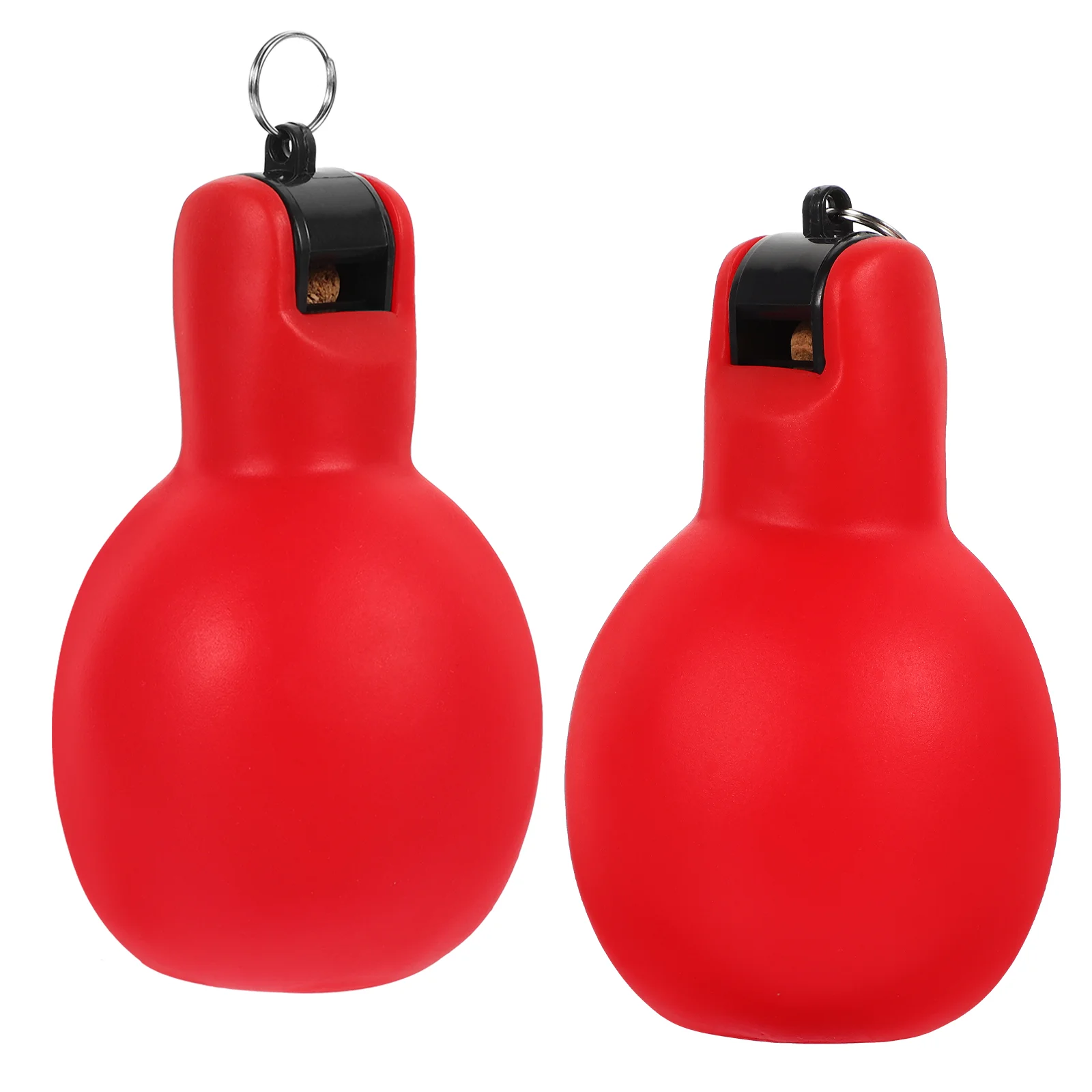 

2Pcs Convenient Squeeze Whistle Handheld Squeeze Whistle Plastic Reusable Whistle Survival Whistle