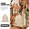 Foldable Canvas Laundry Bag Drawstring Hotel Clothes ganizer Pouch Bathroom Dirty Storage Container Travel Bag Home Textiles 3