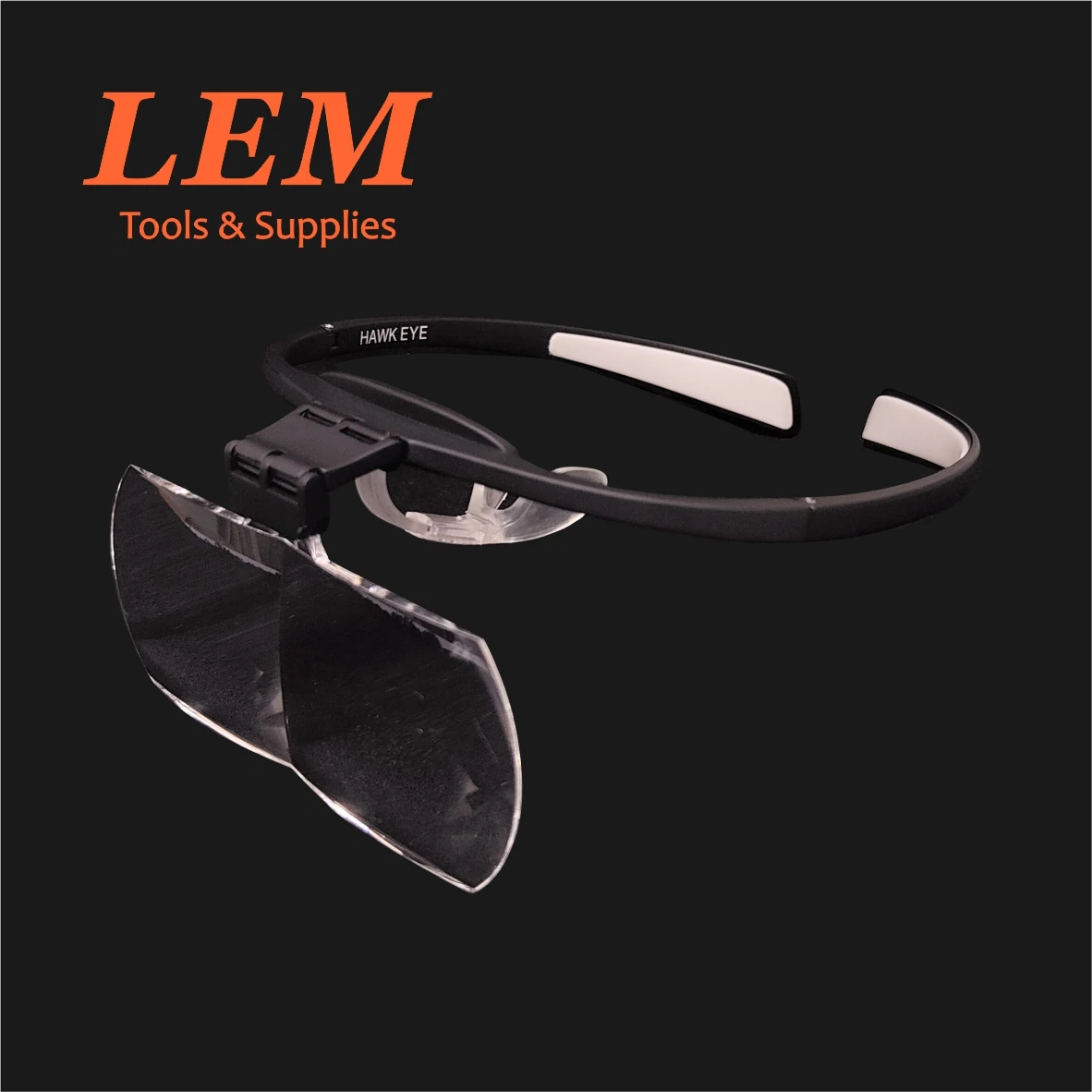 

AMC HAWKEYE Head Loupe 1.6X 2X Clear Arcylic Lens Lightweight Wide Vision Magnifier Jewelry Watch Electronic Repair Making Tool