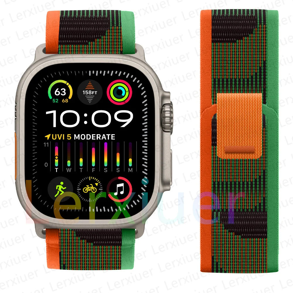 Nylon Sports Bracelet Trail Loop for Apple Watch – Versatile and Durable Strap
