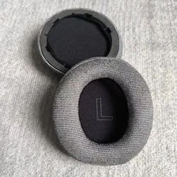 Premium Replacement Earpads with Protein Leather (Cotton Grey)