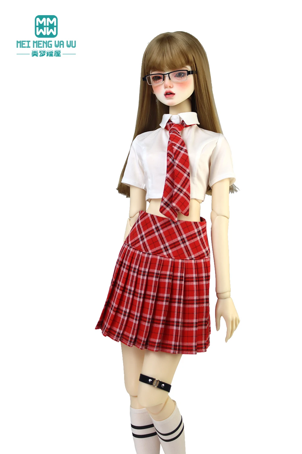 

43-60cm BJD Doll Clothes 1/3 1/4 SD DD Toy Ball Joint Doll Fashion Pleated Skirt School Toys Gifts