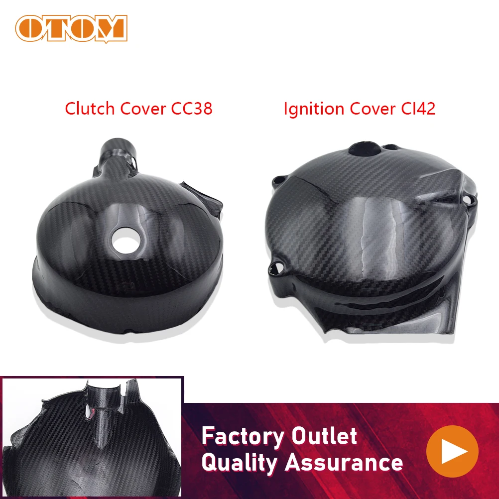 Otom Motorcycle Ignition Clutch Cover Guard Protector Kit For Yamaha Dt230 Loncin Mt250 Motocross Engine Magnetic Motor Crankase
