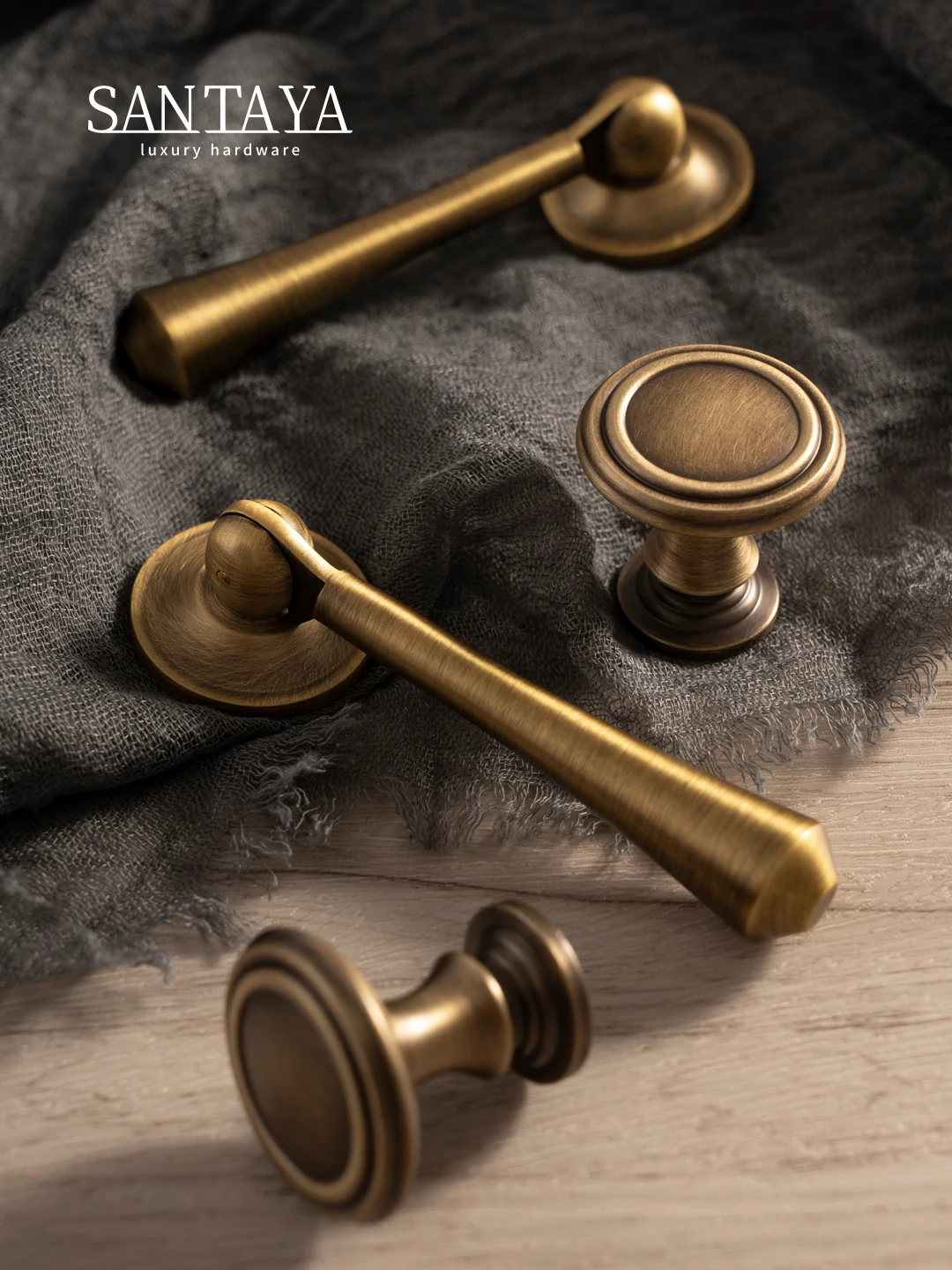 Antique Brass Cabinet Pulls 3