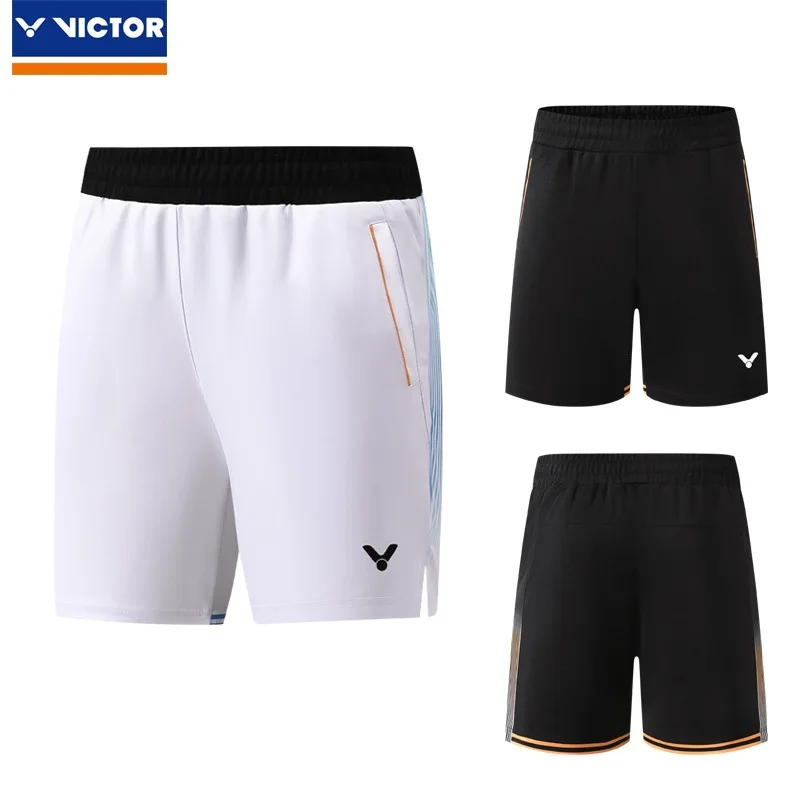 Victor New Men's and Women's Same Badminton Shorts Sports Breathable Comfortable Loose Versatile Shorts